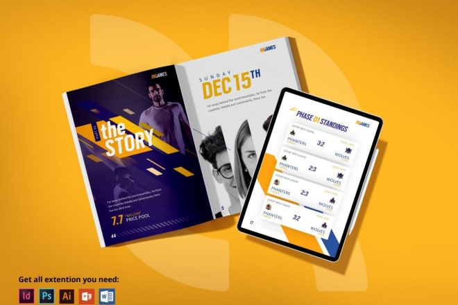 I will be your designer for catalog, magazine, and newspaper layout