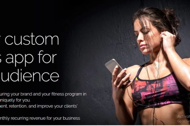 I will be your fitness app both android and ios