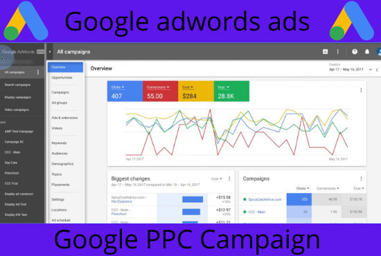 I will be your google adwords ads ppc campaign manager