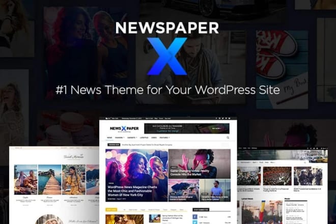 I will be your website creator using newspaper theme