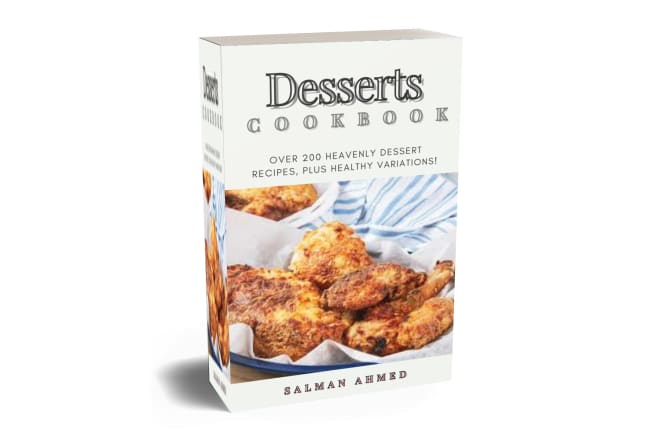 I will best cookbook kindle cover design and creative cookbook