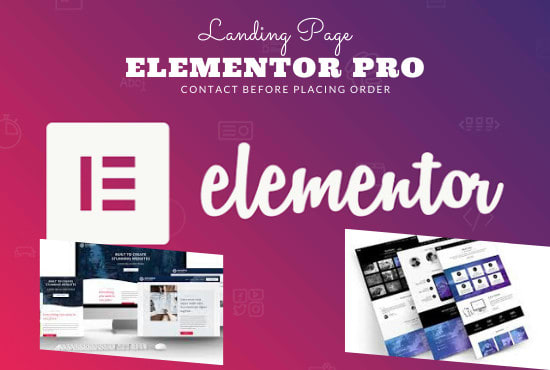 I will build a landing page or wp site with elementor pro