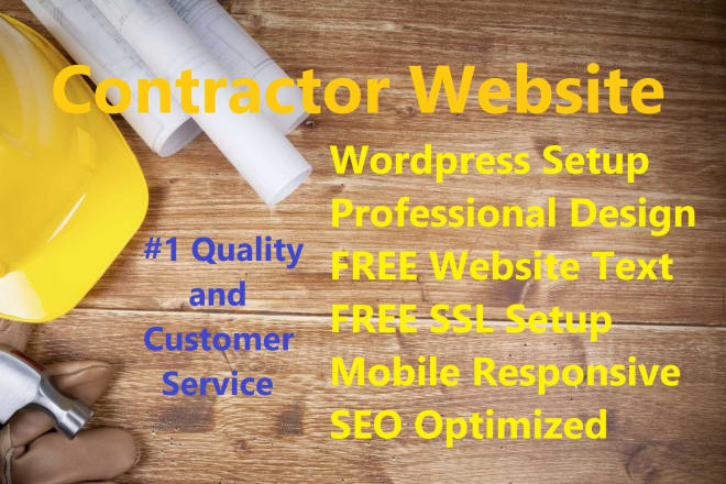 I will build a modern contractor website or construction website