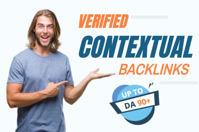 I will build high da verified contextual backlinks for SEO link building