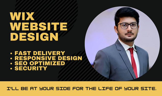 I will build responsive wix website design