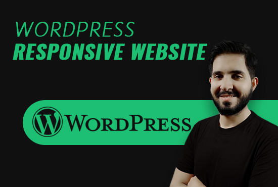 I will build responsive wordpress website design