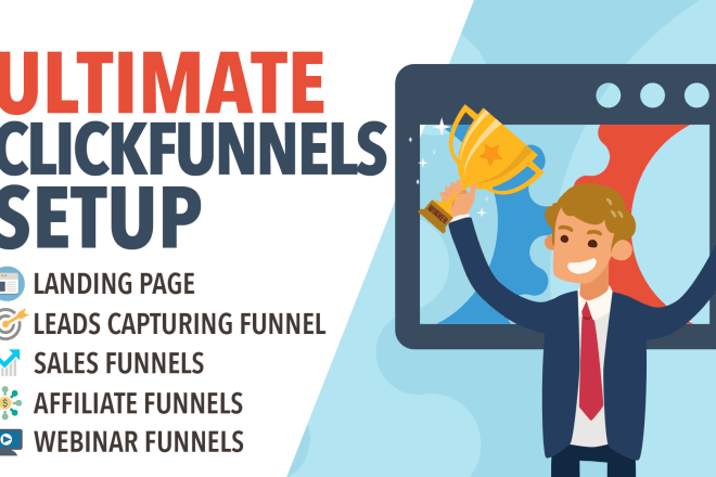 I will build up professional clickfunnels funnels