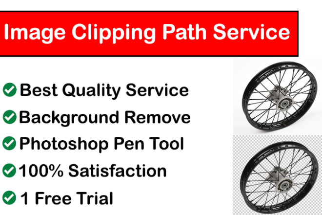 I will clipping path service for image background remove