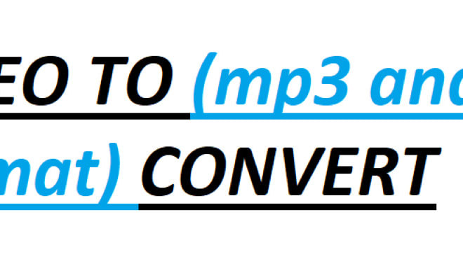 I will convert your video to mp3,mp4 or other format you desire