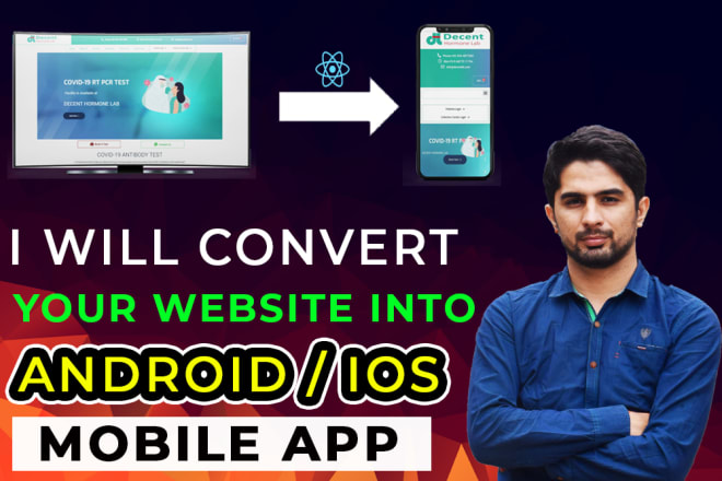 I will convert your website to mobile app with webview