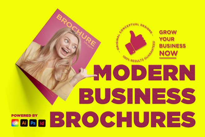 I will craft top class business brochure