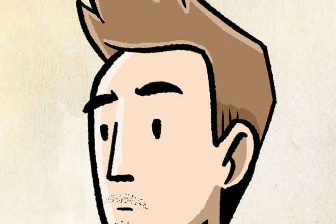 I will create a cartoon profile picture or avatar
