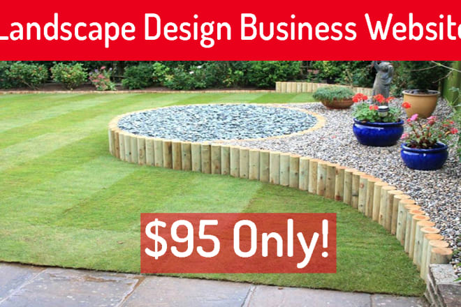 I will create a landscape business website