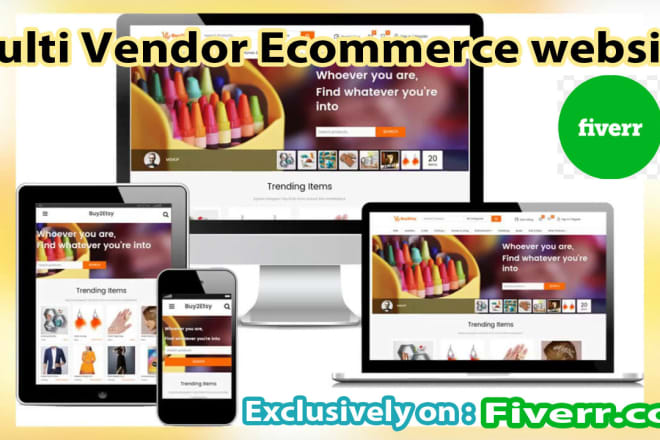 I will create a multivendor ecommerce website using wordpress