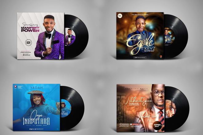 I will create a unique gospel album cover and cd cover