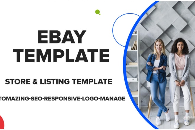 I will create amazing ebay store template