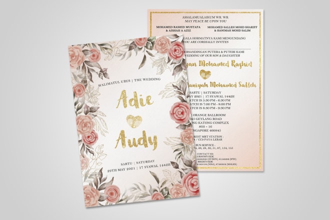 I will create amazing invitation cards