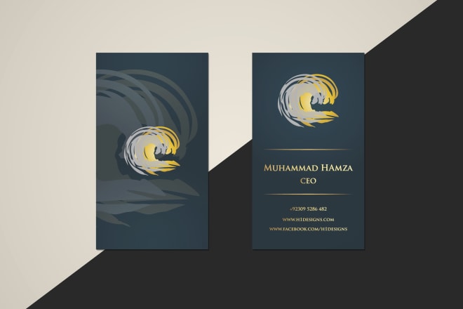 I will create an elegant business card