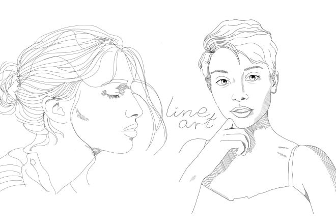 I will create an outline from your photo or description