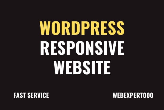 I will create and build wordpress website