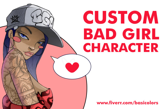 I will create attractive female character