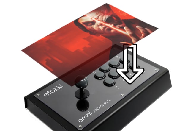 I will create custom arcade stick template designs for you