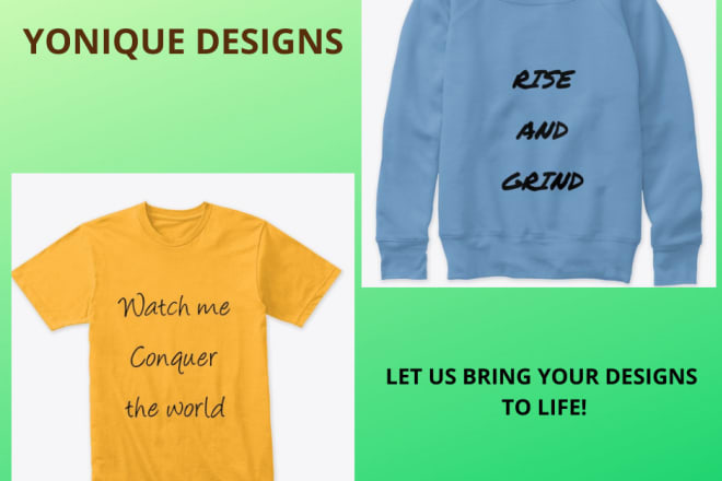 I will create eyecatching tee shirt designs