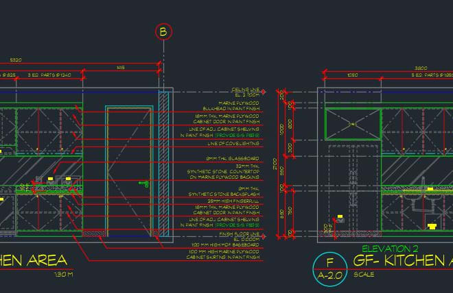 I will create interior fit out details for joineries