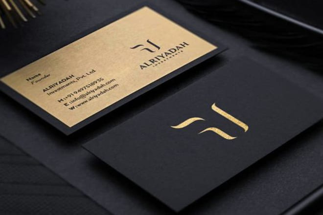 I will create luxury business card