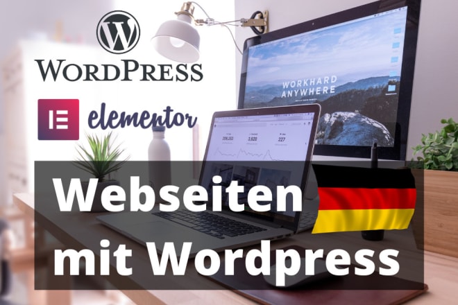 I will create professional wordpress webseite german deutsch