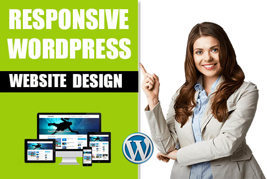 I will create responsive wordpress website design or blog