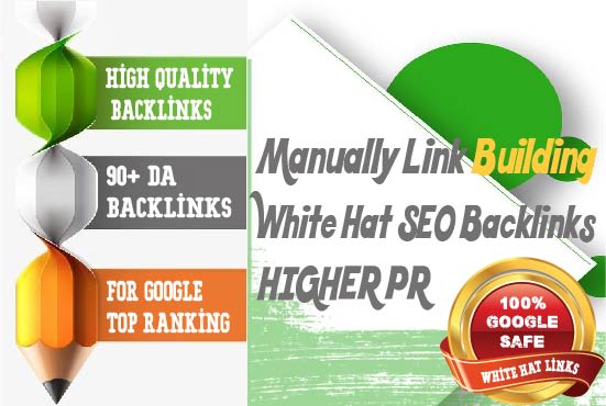 I will create white hat, 100percent dofollow, manual SEO backlinks