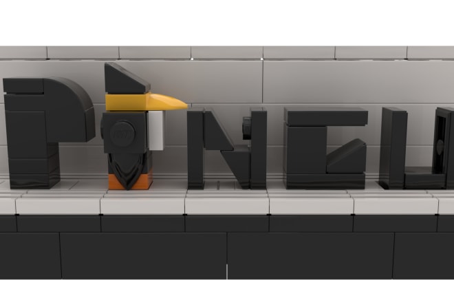 I will create your name or words in lego bricks