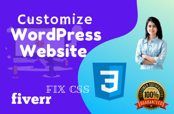 I will customize wordpress design, fix CSS quickly