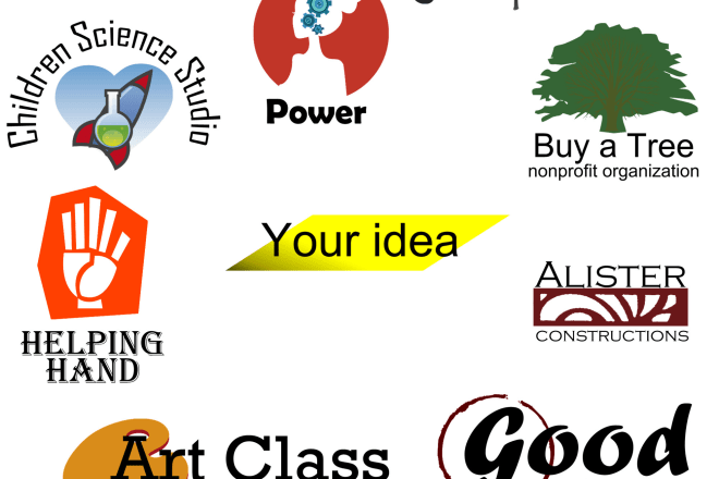 I will design 10 clipart logo