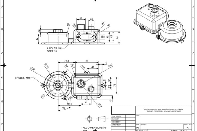 I will design 3d cad models, 2d technical drawings and concept development