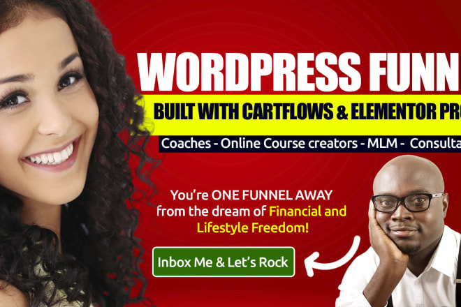 I will design a stunning high converting sales funnel in wordpress