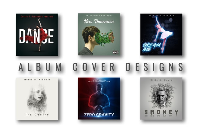 I will design album cover art or single cover art