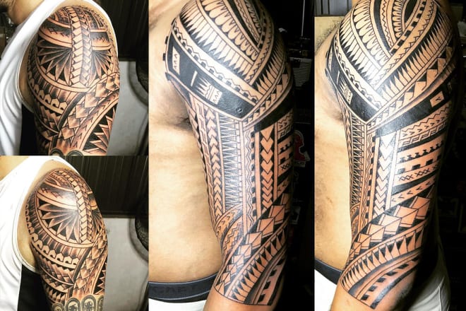 I will design attractive polynesian tattoos for you