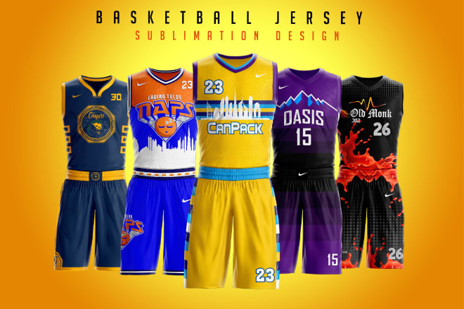 I will design basketball sublimation jersey or uniform