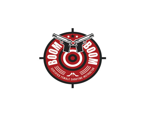 I will design boom boom firearms training logo in 24 hours