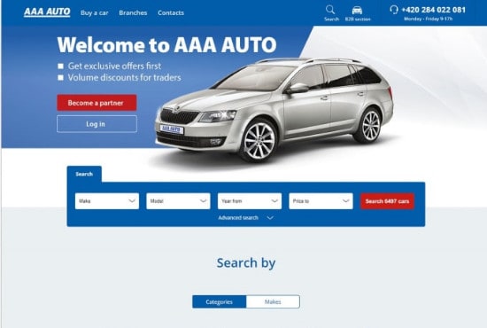 I will design car rental online booking website in wordpress