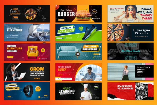 I will design custom facebook cover photo banner