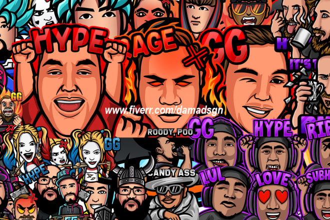 I will design custom twitch emotes, badges sub badges