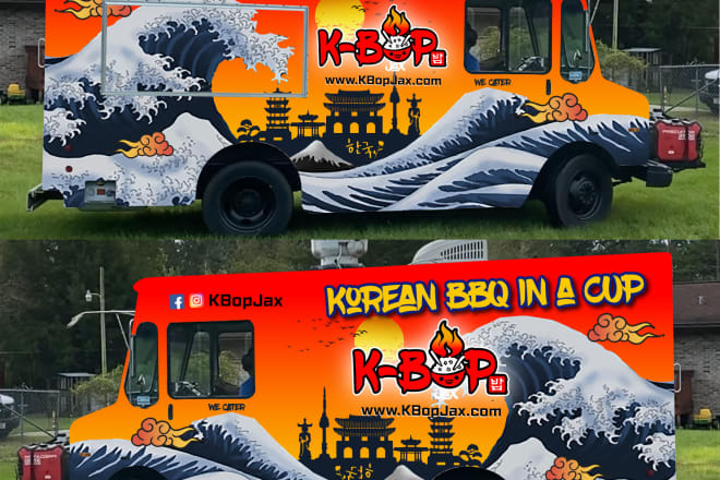 I will design custom vinyl car wrap, van wrap vehicle wrap