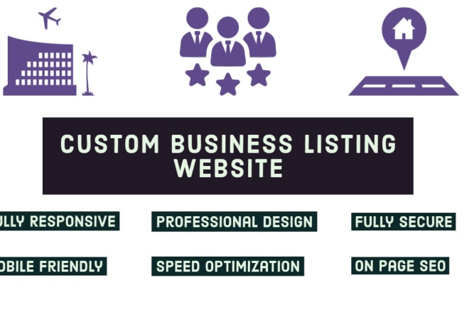 I will design custom wordpress directory listing website