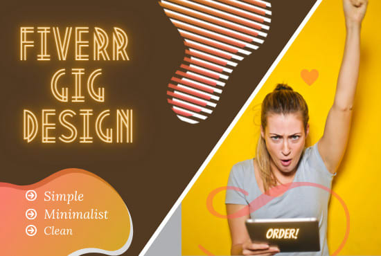 I will design elegantly fiverr gig thumbnail using canva 12 hours