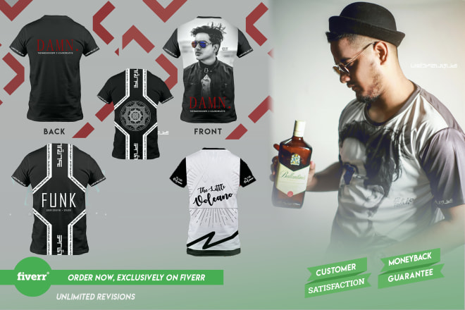 I will design funky tshirt design for an event, brand, volunteer