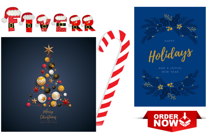 I will design greeting card, posters and christmas logo makeover