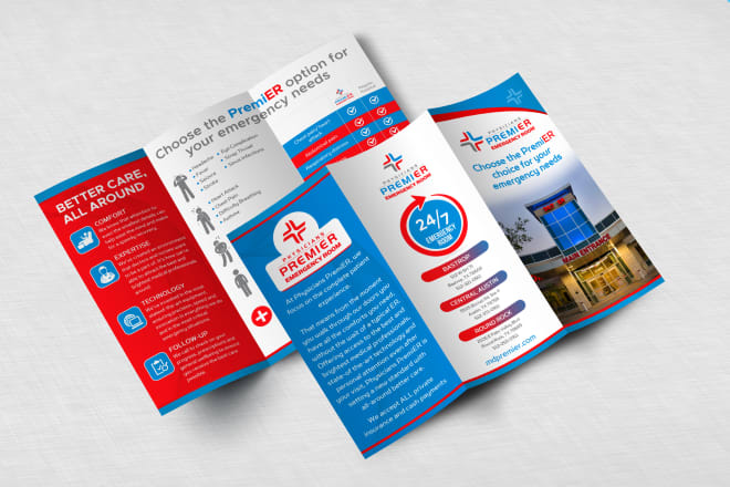 I will design healthcare, dental, medical leaflet or brochure